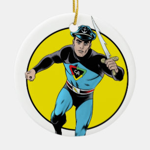 Captain Action 2010 Ceramic Ornament
