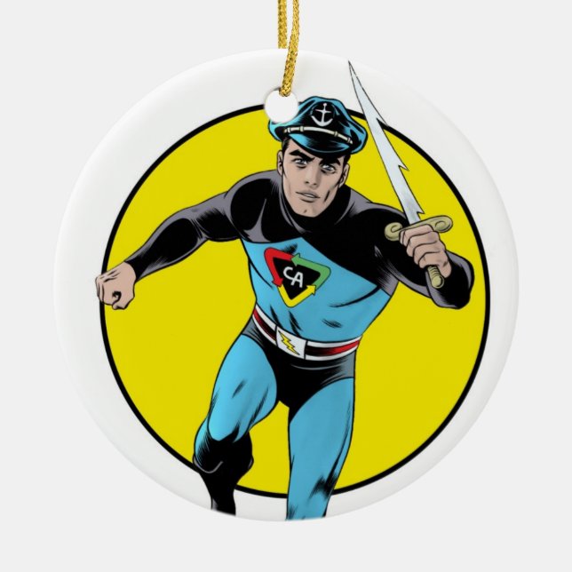 Captain Action 2010 Ceramic Ornament (Front)