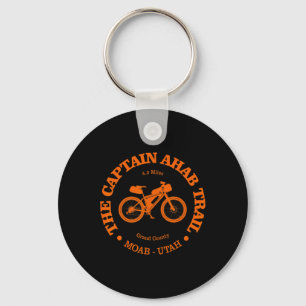 Captain Ahab Trail Funny Moab Utah Mountain Biking Keychain