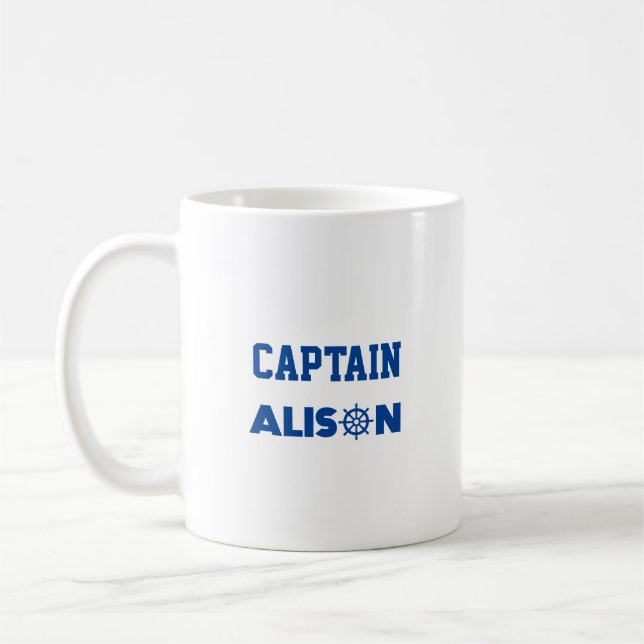 Captain Alison Coffee Mug (Left)