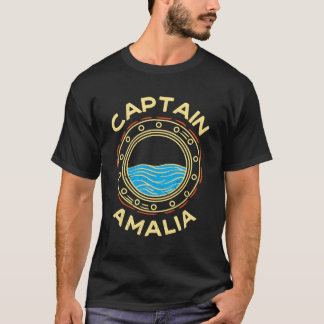 Captain Amalia First Name Personalized Nickname Cu T-Shirt