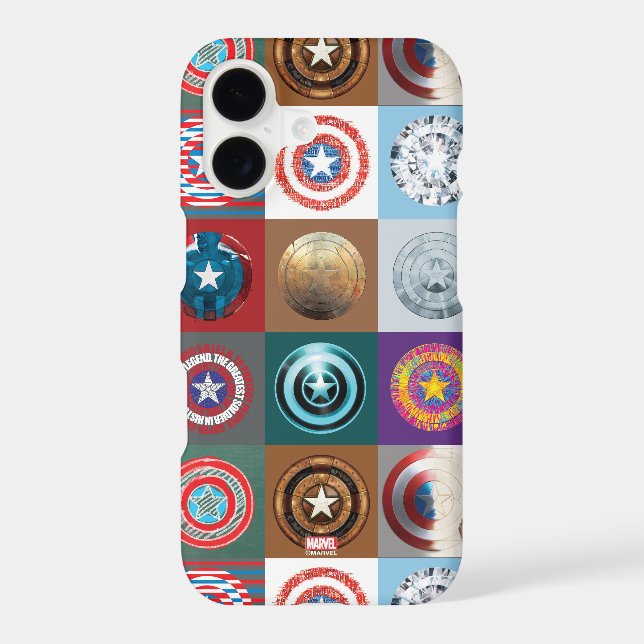Captain America 75th Anniversary Shield Patchwork (Back)
