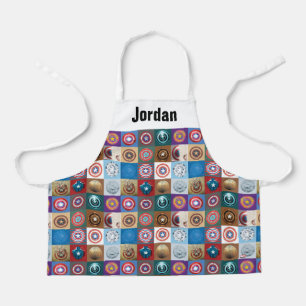 Captain America 75th Anniversary Shield Patchwork Apron