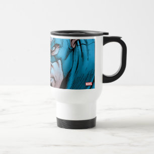 Captain America Avengers Comic Panel Travel Mug