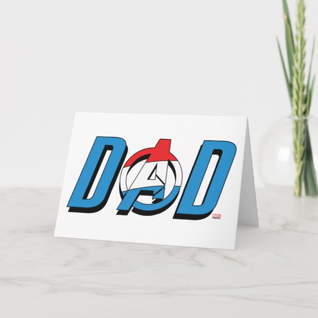 Captain America Dad Card (Front)