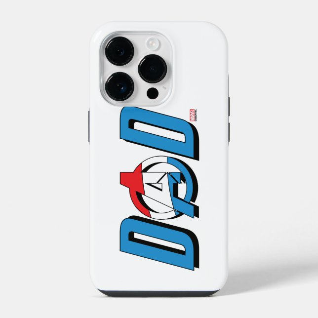 Captain America Dad iPhone Case (Back)