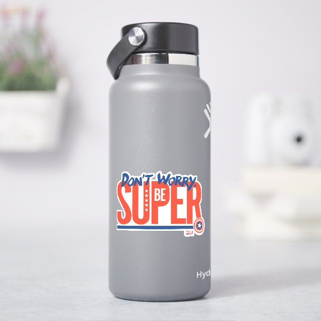 Captain America - Don't Worry, Be Super (HydroFlask)