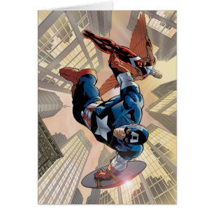 Captain America & Falcon Comic Panel
