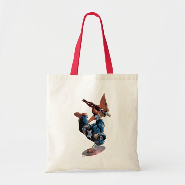 Captain America & Falcon Comic Panel Tote Bag (Front)