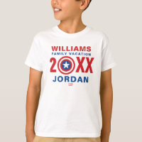 Captain America Family Vacation T-Shirt