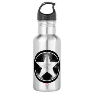 Captain America Grunge Shield 532 Ml Water Bottle