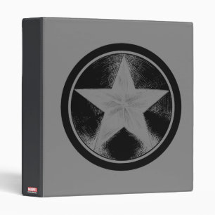 Captain America Grunge Shield Binder