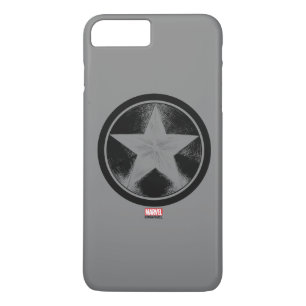 Captain America Grunge Shield iPhone 8 Plus/7 Plus Case
