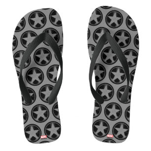 Captain America Grunge Shield Flip Flops