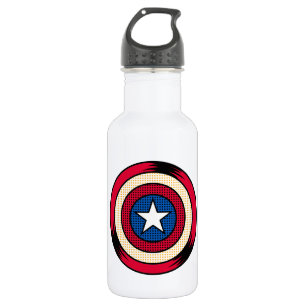 Captain America Halftone Shield 532 Ml Water Bottle