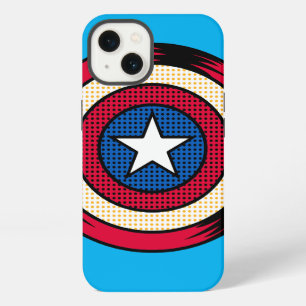 Captain America Halftone Shield iPhone 13 Case