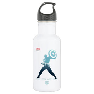 Captain America Heroic Silhouette 532 Ml Water Bottle