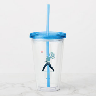 Captain America Heroic Silhouette Acrylic Tumbler