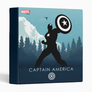 Captain America Heroic Silhouette Binder