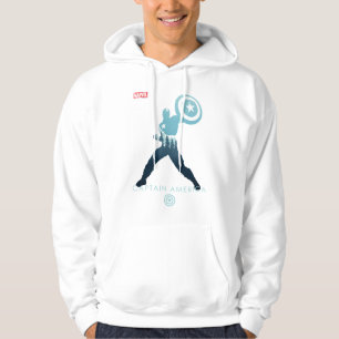 Captain America Heroic Silhouette Hoodie