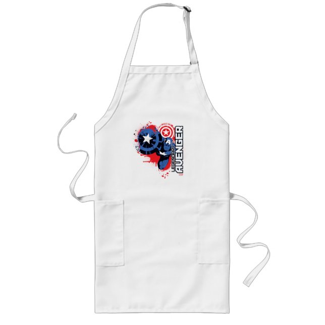 Captain America Legendary Avenger Long Apron (Front)