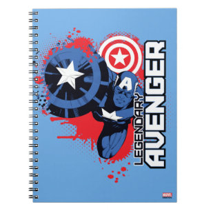 Captain America Legendary Avenger Notebook