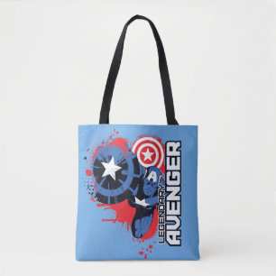 Captain America Legendary Avenger Tote Bag