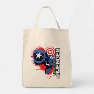 Captain America Legendary Avenger Tote Bag