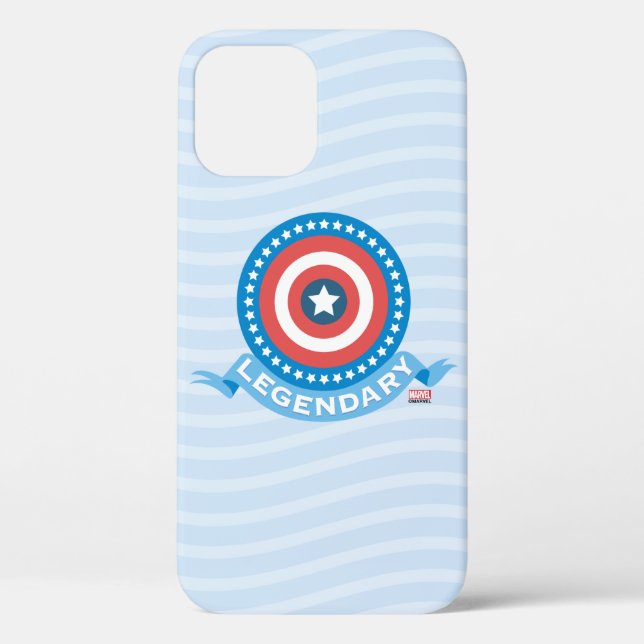 Captain America "Legendary" Patriotic Shield Case-Mate iPhone Case (Back)