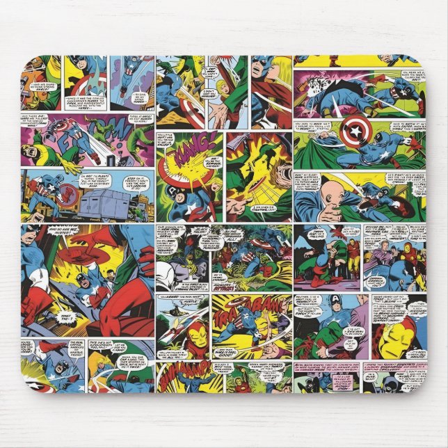 Captain America Mouse Pad (Front)