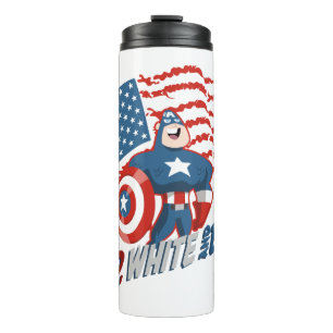 Captain America Red, White, & Brave Thermal Tumbler