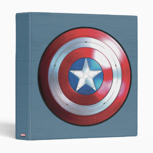 Captain America Shield Badge Binder