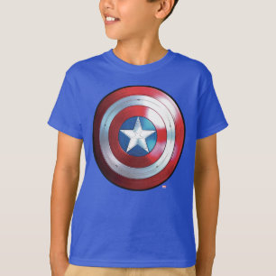 Captain America Shield Badge T-Shirt
