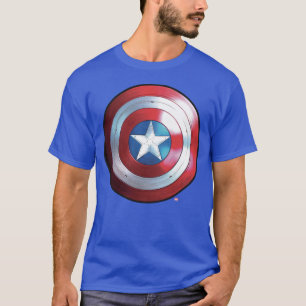 Captain America Shield Badge T-Shirt