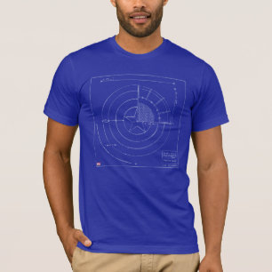 Captain America Shield Blueprint T-Shirt