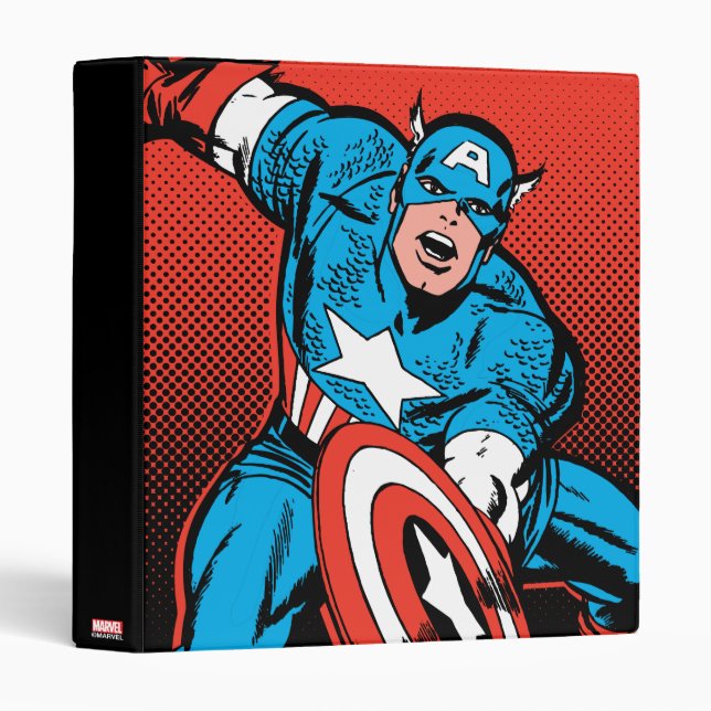 Captain America Shield Slam Binder (Front/Spine)