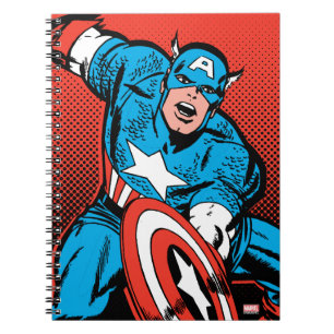 Captain America Shield Slam Notebook