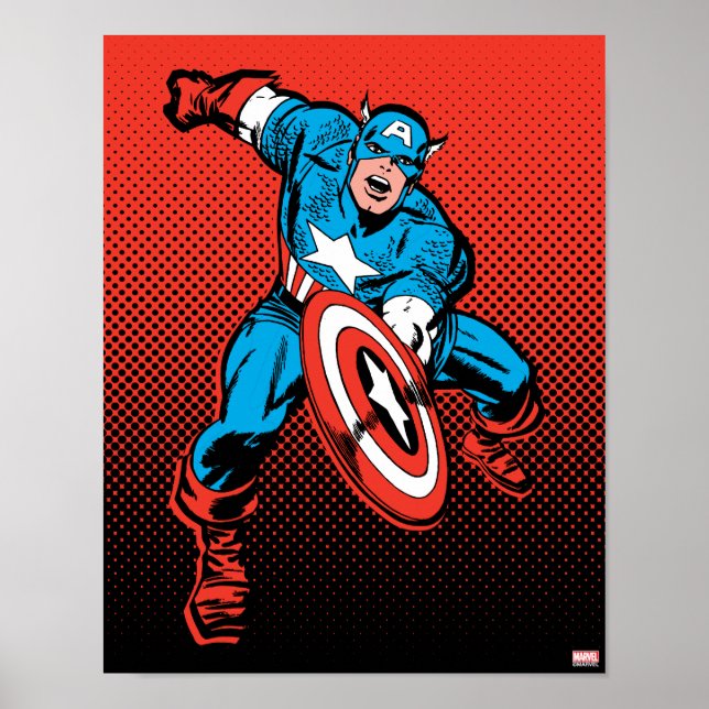 Captain America Shield Slam Poster (Front)