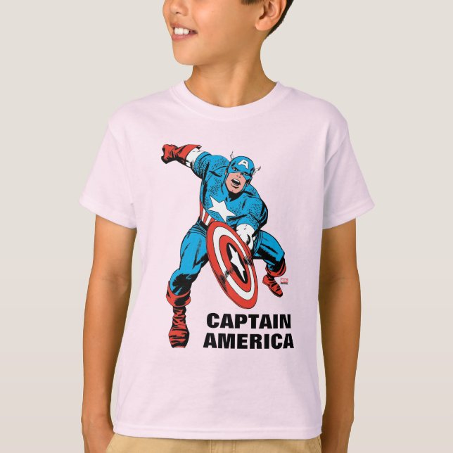 Captain America Shield Slam T-Shirt (Front)