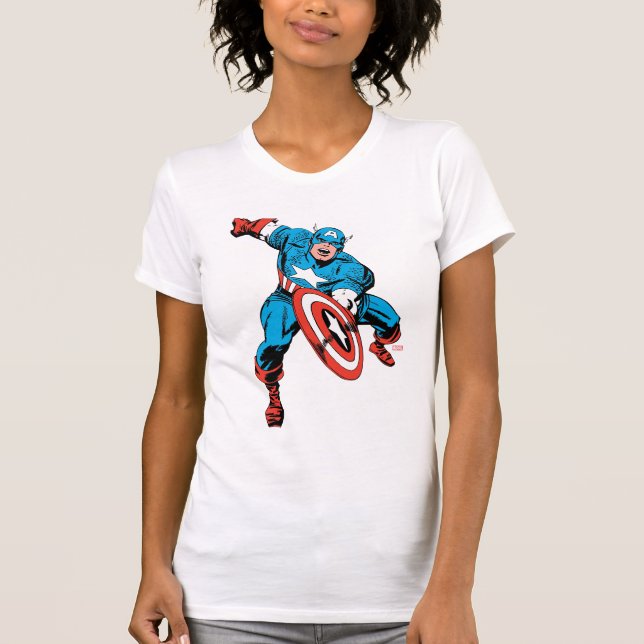 Captain America Shield Slam T-Shirt (Front)