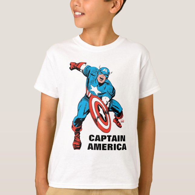 Captain America Shield Slam T-Shirt (Front)