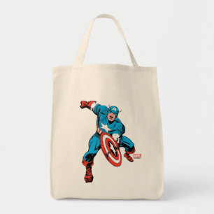 Captain America Shield Slam Tote Bag