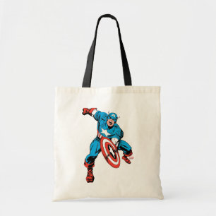 Captain America Shield Slam Tote Bag