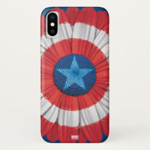 Captain America Shield Styled Daisy Flower Case-Mate iPhone Case