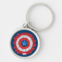 Captain America Shield Styled Daisy Flower