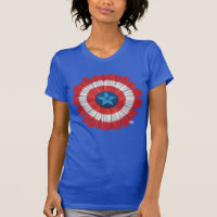 Captain America Shield Styled Daisy Flower