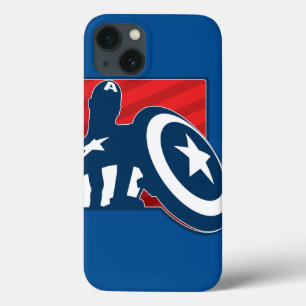 Captain America Silhouette Icon iPhone 13 Case