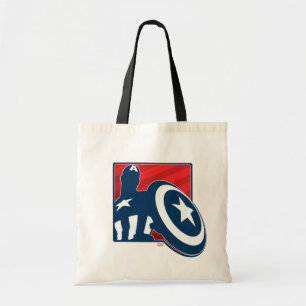 Captain America Silhouette Icon Tote Bag