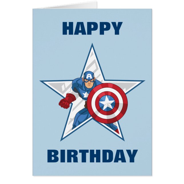 Captain America Star Graphic (Front)