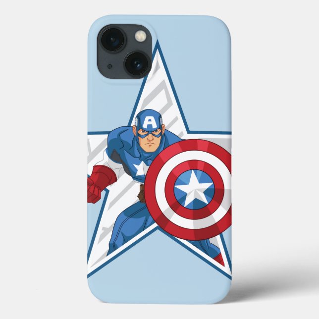 Captain America Star Graphic Case-Mate iPhone Case (Back)